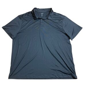 NWT Old Navy Active Cloud 94 Soft Polo Shirt XL Black Go-Dry Cool Performance